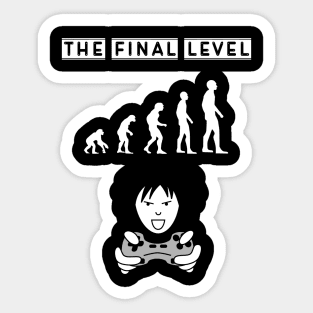 Playing videogames is the highest level Sticker